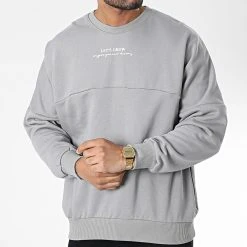 Top 10 💯 Sweat Crewneck 22-K053 Gris de Classic Series 🌟 -Classic Series Soldes classic series 338100 22 K053 GREY 20220922T160800 03