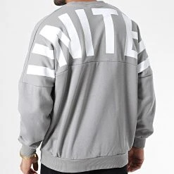 Top 10 💯 Sweat Crewneck 22-K053 Gris de Classic Series 🌟 -Classic Series Soldes classic series 338100 22 K053 GREY 20220922T160801 04