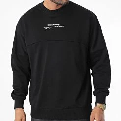 Top 10 ✔️ Sweat Crewneck 22-K053 Noir de Classic Series 🧨 -Classic Series Soldes classic series 338101 22 K053 SIYAH 20220922T155425 04