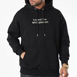 Meilleur prix 😉 Sweat Capuche 22-K048 Noir de Classic Series ⌛ -Classic Series Soldes classic series 338103 22 K048 SIYAH 20220922T155229 03