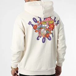 Sortie ⌛ Sweat Capuche 22-K048 Beige de Classic Series 🧨