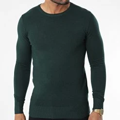 Remise 🔥 Pull J661 Vert de Classic Series 🌟