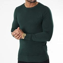 Remise 🔥 Pull J661 Vert de Classic Series 🌟 -Classic Series Soldes classic series 338128 J661 7 20220922T152208 03