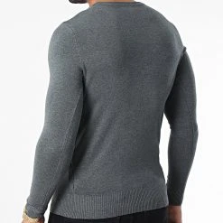 Promo ❤️ Pull J661 Gris Anthracite Chiné de Classic Series 🤩 -Classic Series Soldes classic series 338129 J661 9 20220922T152027 04