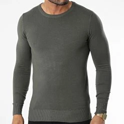 Meilleure vente 😉 Pull J661 Vert Kaki de Classic Series 🥰 -Classic Series Soldes classic series 338137 J661 18 20220922T152226 03