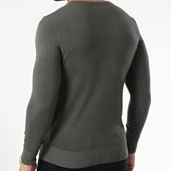 Meilleure vente 😉 Pull J661 Vert Kaki de Classic Series 🥰 -Classic Series Soldes classic series 338137 J661 18 20220922T152227 04