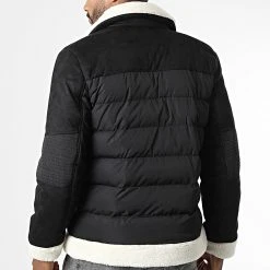 Sortie 😀 Veste Zippée Col Mouton 7047 Noir de Classic Series ⌛ -Classic Series Soldes classic series 338148 7047 9 BLACK 20220927T152003 04