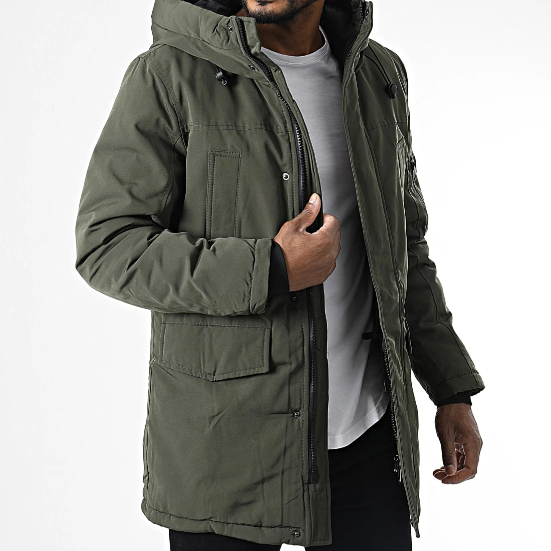 Top 10 🛒 Parka Capuche 9352 Vert Kaki de Classic Series ❤️ 5 Top 10 🛒 Parka Capuche 9352 Vert Kaki de Classic Series ❤️ – Image 3