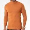 Meilleure affaire ⭐ Pull Col Roulé J663 Orange de Classic Series ⌛ -Classic Series Soldes classic series 338306 J663 10 20220923T153952 01