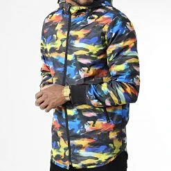 Grosses soldes ⌛ Veste Zippée Capuche 7424 Noir Multicolor de Classic Series ✨ -Classic Series Soldes classic series 338315 7424 MULTI 20220923T155815 03