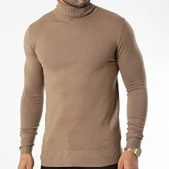 Offres ✨ Pull Col Roulé J663 Camel de Classic Series 🎉