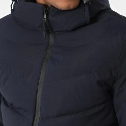 Sortie ⭐ Doudoune Capuche 9336 Bleu Marine de Classic Series ⭐ -Classic Series Soldes classic series 338343 9336 2 NAVY 20220928T155058 02