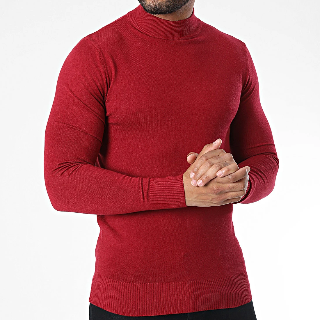 Budget 🛒 Pull Col Cheminée 665 Bordeaux de Classic Series ❤️ 3 Budget 🛒 Pull Col Cheminée 665 Bordeaux de Classic Series ❤️