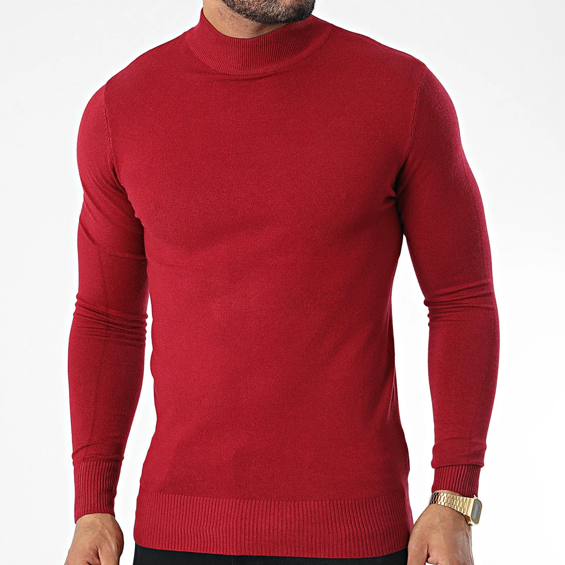 Budget 🛒 Pull Col Cheminée 665 Bordeaux de Classic Series ❤️ 5 Budget 🛒 Pull Col Cheminée 665 Bordeaux de Classic Series ❤️ – Image 3