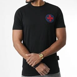 Offres ⌛ Tee 🌟 Shirt T7229 Noir de Classic Series ❤️ -Classic Series Soldes classic series 338389 T7229 BLACK 20220923T160115 03