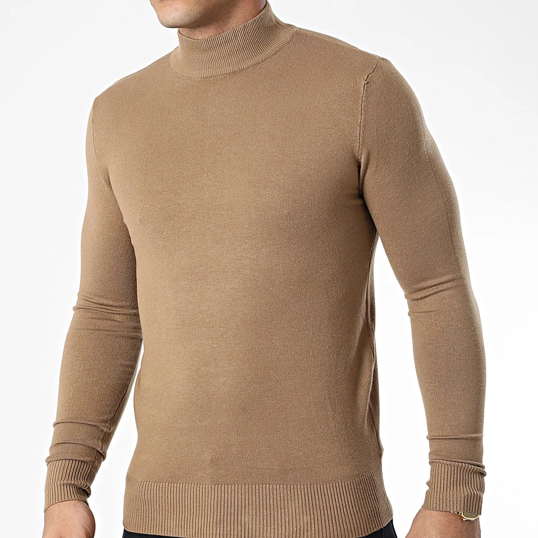 Remise ✔️ Pull Col Cheminée 665 Beige de Classic Series ⭐ 3 Remise ✔️ Pull Col Cheminée 665 Beige de Classic Series ⭐