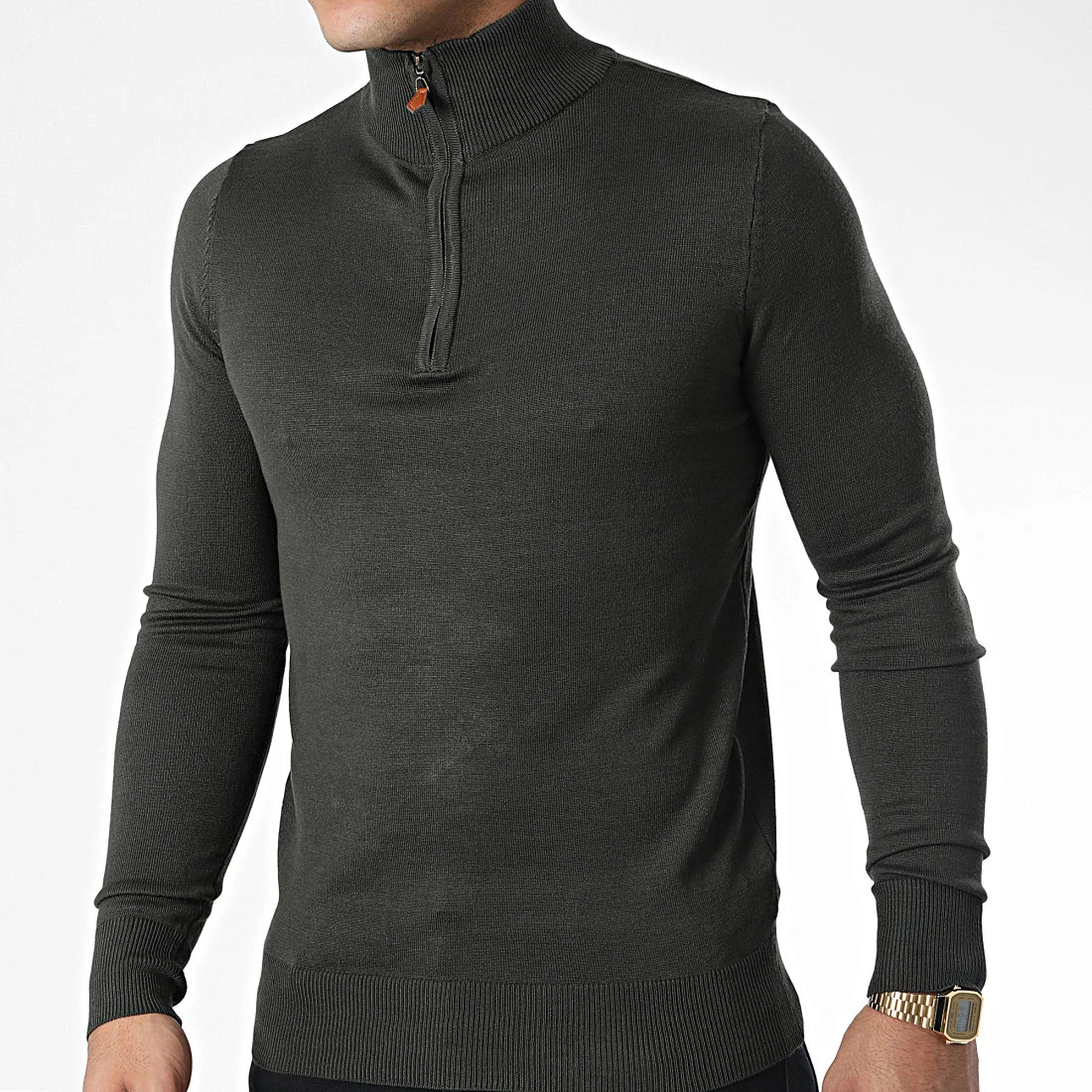 Top 10 ❤️ Pull Col Zippé J666 Vert Kaki de Classic Series ⌛ 3 Top 10 ❤️ Pull Col Zippé J666 Vert Kaki de Classic Series ⌛