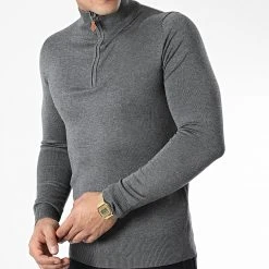 Meilleur prix ⌛ Pull Col Zippé J666 Gris Anthracite Chiné de Classic Series 🧨 8 Meilleur prix ⌛ Pull Col Zippé J666 Gris Anthracite Chiné de Classic Series 🧨 -Classic Series Soldes classic series 338597 J666 5 20220921T154515 03