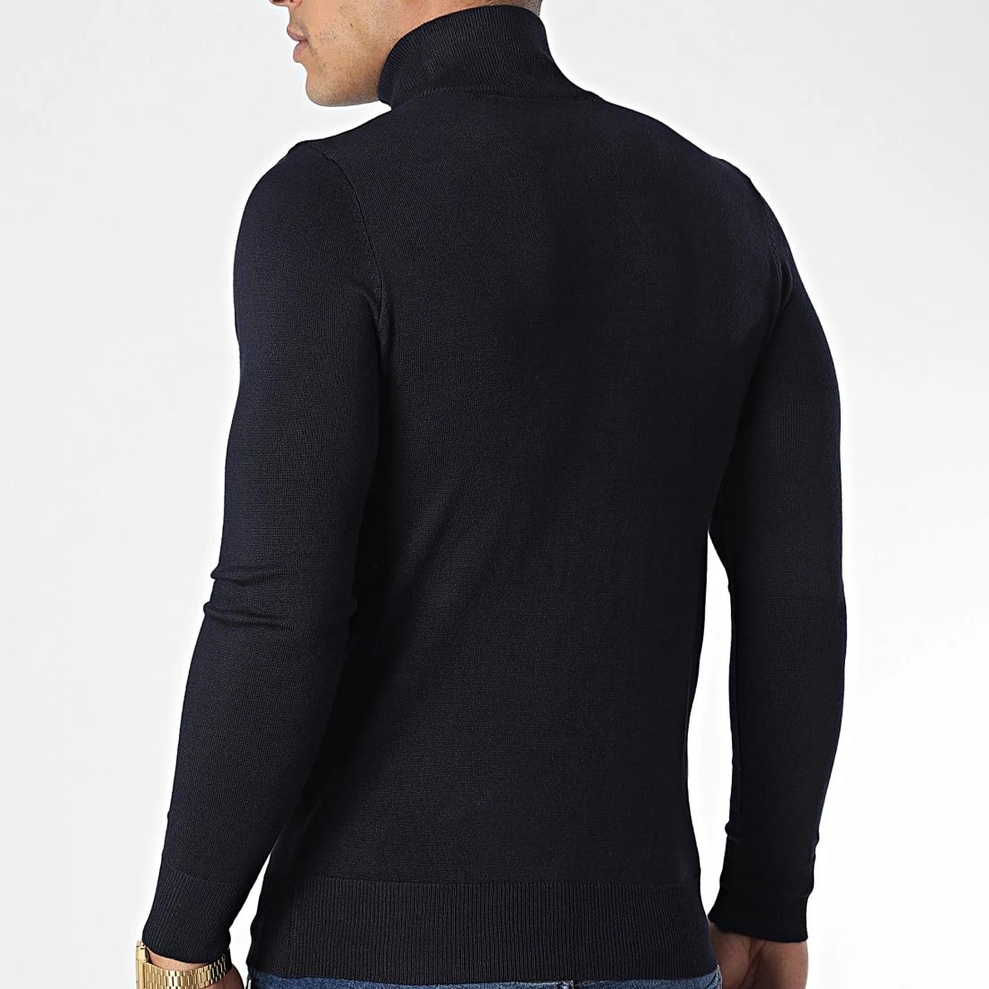 Top 10 💯 Pull Col Zippé J666 Bleu Marine de Classic Series ✨ 6 Top 10 💯 Pull Col Zippé J666 Bleu Marine de Classic Series ✨ – Image 4