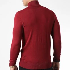 Sortie ✨ Pull Col Zippé J666 Bordeaux de Classic Series 🛒 -Classic Series Soldes classic series 338601 J666 7 20220921T154046 04