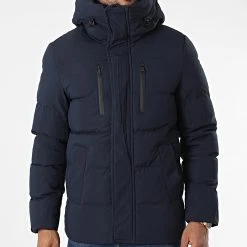 Sortie 😉 Doudoune Capuche 9355 Bleu Marine de Classic Series 👏 -Classic Series Soldes classic series 338606 9355 2 NAVY 20220926T152938 03