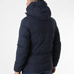 Sortie 😉 Doudoune Capuche 9355 Bleu Marine de Classic Series 👏 -Classic Series Soldes classic series 338606 9355 2 NAVY 20220926T152939 04