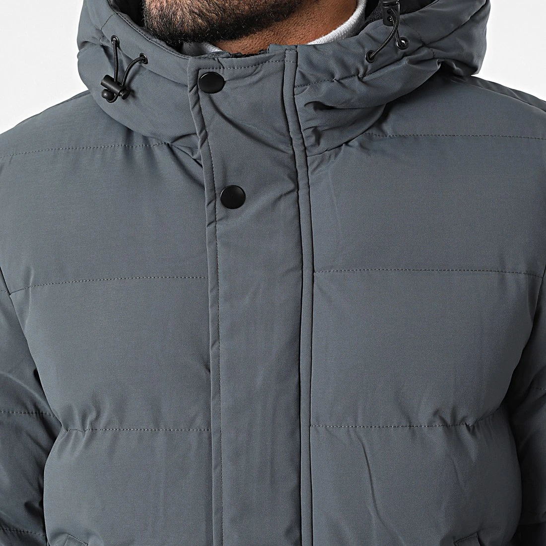 Remise ✔️ Doudoune Capuche 9353 Gris Anthracite de Classic Series 🥰 4 Remise ✔️ Doudoune Capuche 9353 Gris Anthracite de Classic Series 🥰 – Image 2