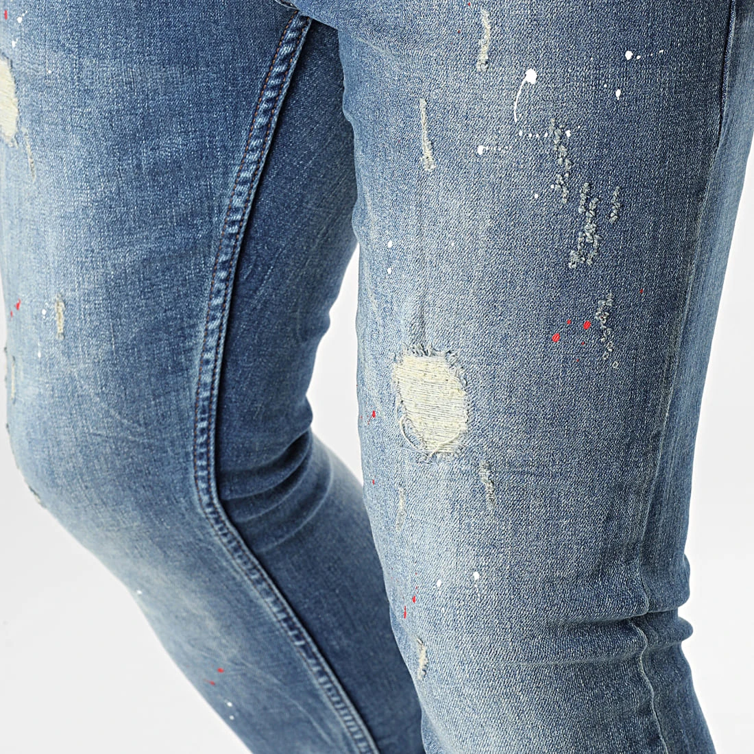 Meilleure affaire 👍 Jean Slim 025 Bleu Denim de Classic Series ✨ 4 Meilleure affaire 👍 Jean Slim 025 Bleu Denim de Classic Series ✨ – Image 2