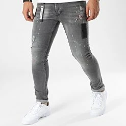 Promo 😉 Jean Slim 61-19A Gris de Classic Series 😉