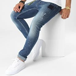 Grosses soldes 👏 Jean Slim 5911 Bleu Denim de Classic Series 💯 -Classic Series Soldes classic series 338641 5911 20220929T092141 03