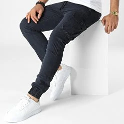 Nouveau 💯 Pantalon Cargo 7685 Bleu Marine de Classic Series 👍 -Classic Series Soldes classic series 338658 7685 3 20221017T152107 03