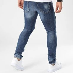 Meilleur prix 🔔 Jean Slim 53-01B Bleu Denim de Classic Series 👏 -Classic Series Soldes classic series 338709 53 01B 20220929T092424 04