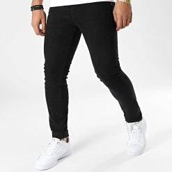 Sortie 🔔 Jean Slim D-3217 Noir de Classic Series ⭐