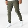Grosses soldes ❤️ Pantalon Cargo 7686 Vert Kaki de Classic Series ⭐