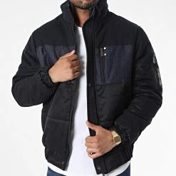 Nouveau 🥰 Veste Zippée 211 Noir Denim de Classic Series 🧨