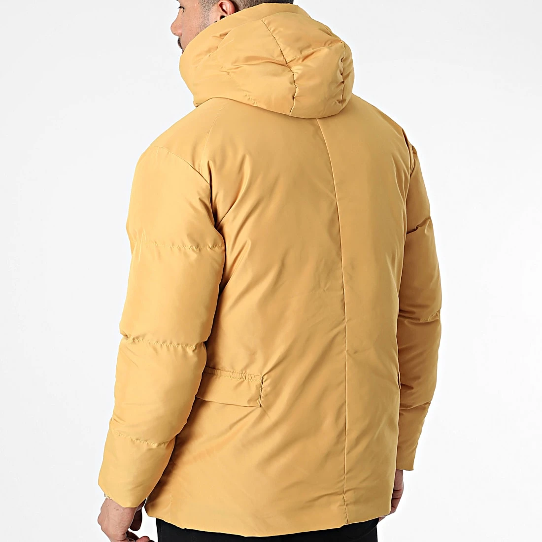 Meilleur prix 😉 Doudoune Capuche 210 Jaune Moutarde de Classic Series ❤️ 6 Meilleur prix 😉 Doudoune Capuche 210 Jaune Moutarde de Classic Series ❤️ – Image 4