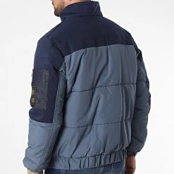 De gros ❤️ Veste Zippée 211 Gris Bleu Marine Denim de Classic Series 🔔 -Classic Series Soldes classic series 339025 211 GREY 20220926T153928 04