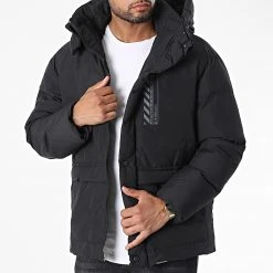 Coupon 🌟 Doudoune Capuche 210 Noir de Classic Series 🧨 -Classic Series Soldes classic series 339034 210 BLACK 20220926T152742 03