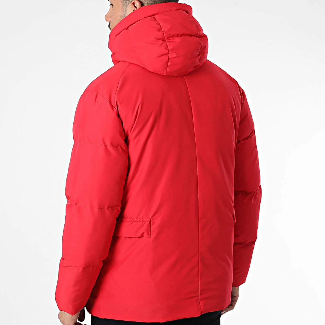 Budget 🌟 Doudoune Capuche 210 Rouge de Classic Series ❤️ 6 Budget 🌟 Doudoune Capuche 210 Rouge de Classic Series ❤️ – Image 4