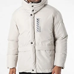 De gros 🧨 Doudoune Capuche 210 Beige de Classic Series ⭐ -Classic Series Soldes classic series 339081 210 BEIGE 20220926T152256 03