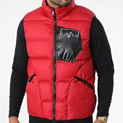 Vente flash ✨ Doudoune Sans Manches 209 Rouge de Classic Series 🤩