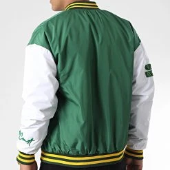 Grosses soldes ❤️ Veste Teddy 7426 Vert Blanc de Classic Series ❤️ -Classic Series Soldes classic series 339405 7426 VERT 20221004T153424 04