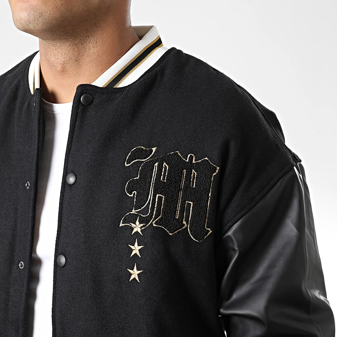 Promo 🌟 Veste Teddy 7427 Noir de Classic Series ⌛ 4 Promo 🌟 Veste Teddy 7427 Noir de Classic Series ⌛ – Image 2