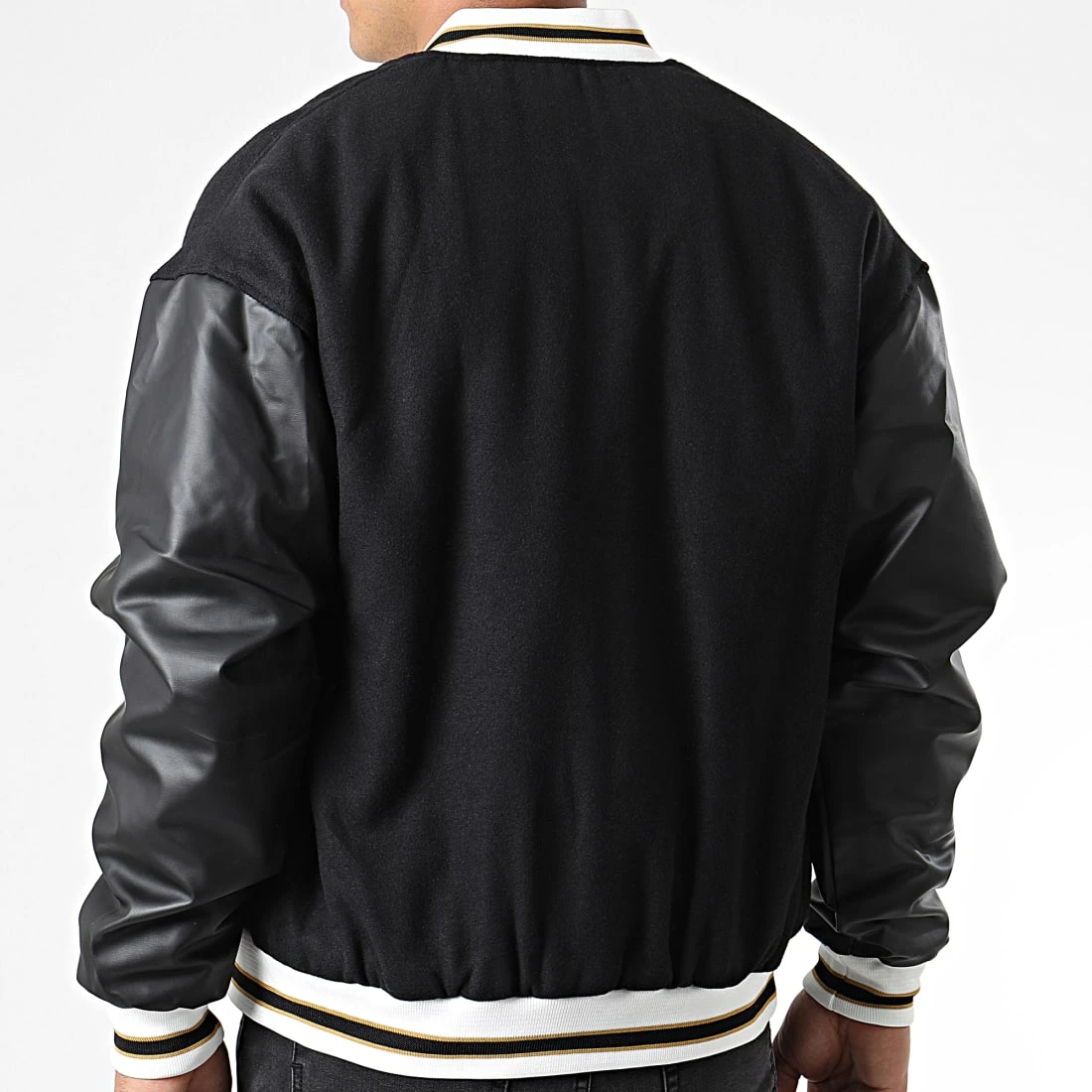 Promo 🌟 Veste Teddy 7427 Noir de Classic Series ⌛ 6 Promo 🌟 Veste Teddy 7427 Noir de Classic Series ⌛ – Image 4