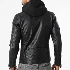 Offres ⌛ Veste Biker LP5537 Noir de Classic Series 💯 -Classic Series Soldes classic series 340650 LP5537 K BLACK 20220929T160624 04