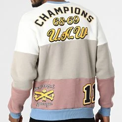 De gros 👏 Sweat Crewneck 1136 Beige Clair Taupe Rose de Classic Series 🎁