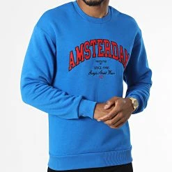 Meilleure affaire ✔️ Sweat Crewneck 1121 Bleu Roi de Classic Series 👏 -Classic Series Soldes classic series 340755 GK 1121 SAKS 20220929T161409 03