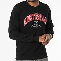 Budget ⌛ Sweat Crewneck 1121 Noir de Classic Series 🥰 -Classic Series Soldes classic series 340756 GK 1121 SIYAH 20220929T160639 03