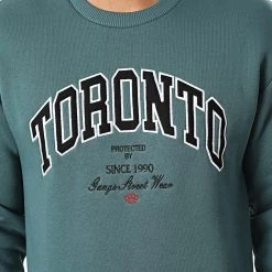 Meilleure vente 🥰 Sweat Crewneck 1123 Bleu Pétrole de Classic Series 🤩 -Classic Series Soldes classic series 340760 GK 1123 PETROL 20221006T152350 02