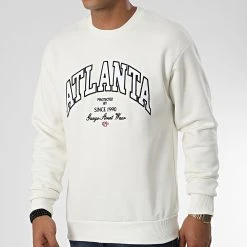 Le moins cher ❤️ Sweat Crewneck 1122 Beige Clair de Classic Series ⌛